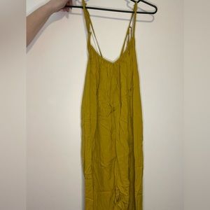 Yellow shein jumpsuit